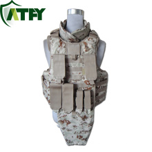 Bulletproof Body Armor Bullet Proof Vest Tactical Vest Resist 9mm FMJ RN Bullets and .44 SJHP Bullets